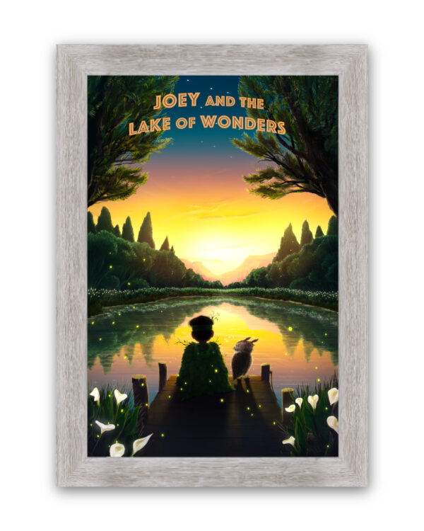 My lake of Wonders Painting Short Hair with Your Child’s Name - Image 3